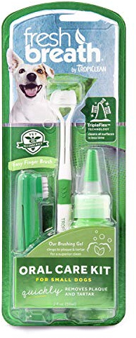 Tropiclean Fresh Breath Oral Care Kit Small Dogs - 01282