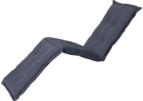Madison 7LIGSB239 Auflage Panama für Liege, 75% Baumwolle 25% Polyester, 200 x 65 x 8 cm, grau