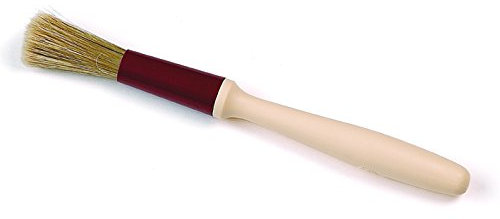 La Brunoise Pinceau patissier en soie naturelle. Paquet de 12.