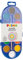 Morocolor PRIMO, 12 Aquarelltabletten, Aquarellfarben mit leuchtenden und intensiven Farben, ideal für alle Papiersorten, inkl. Pinsel, wieder auswaschbar