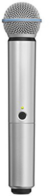 Shure WA713-SIL Colored Handle Only for BLX2/SM58 and BLX2/BETA58A Wireless Transmitters (Silver)