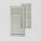 Rejilla VENTILACIÓN PVC con Marco Y MOSQUITERA (Pack 4 Unidades)