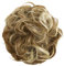 CAISHA Scrunchie Haarteil Haargummi Dutt Haarverdichtung Groß Emilia Gewellt Unordentlich DM15cm Braun Blond Mix G32E