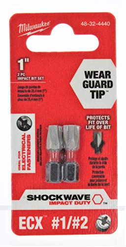 Milwaukee 48-32-4440 Insert bit Ecx 1/4Hex, 2 Pack