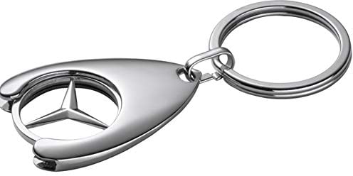 Mercedes-Benz, Schlüsselanhänger, Einkaufschip, Stern