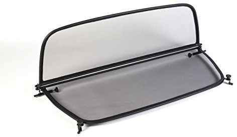 GermanTuningParts Windschott für Audi A3 8P 2008-2013 - Klappbar - mit Schnellverschluss – Schwarz | Windabweiser | Windblocker | Wind Deflector