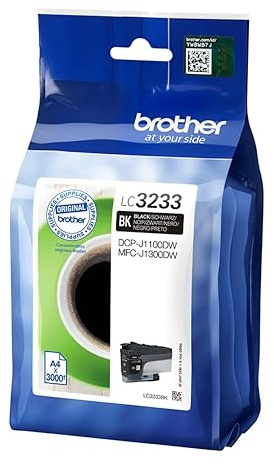 Brother LC3233BK passend für MFCJ1300DW Tinte schwarz 3000 Seiten
