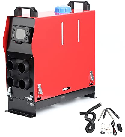 Triclicks 12V Air Diesel Heater - 5KW/8KW, Vehicle Heater Set with LCD Thermostat, 4 Holes, Fast Heating for Truck, Boat, Car, Trailer, Motorhome, Caravan & Campervans