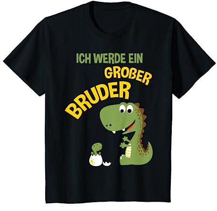 Ich Werde Ein Großer Bruder Dinosaurier Dino Geschenk T-Shirt