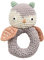 Sebra - Häkel-Rassel - Blinky die Eule - Raindrop Grey