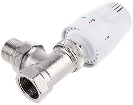 bobeini Válvula termostática de radiador Válvula termostática de Control de Temperatura de calefacción de Suelo