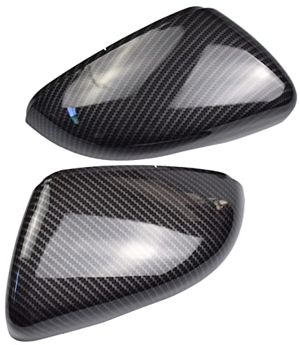 KJWPYNF Auto Spiegelkappen, Für Golf 6 GTI MK6 2009–2013, Autoseiten-Rückspiegelkappen, Abdeckung, Türflügelspiegelabdeckung