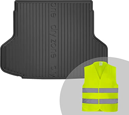 FROGUM DryZone Gummimatte Ganzjährige Praktische Auto Kofferraummatte Kofferraumwanne passend für Hyundai i30 III ab 2017 | Hohe Kante | Robust und langlebig