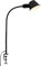 BRILONER Leuchten - Klemmlampe flexibel, Schreibtischlampe verstellbar, Kippschalter, 1x E27 Fassung max. 10 Watt, inkl. Kabel, Schwarz, 65 cm, 7409-015