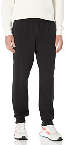 Hanes Herren Originals Baumwoll-Jogginghose, Jersey-Sweathose Taschen, 76,2 cm Schrittlänge Trainingshose, Schwarz, XXL