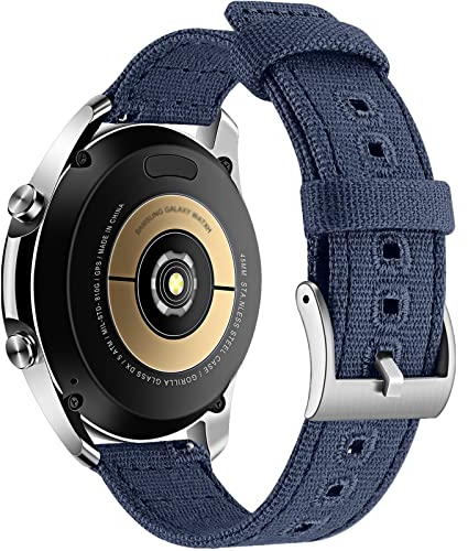 Niziruoup Canvas Uhrenarmband 20mm mit Schnellverschluss, Quick Release Canvas Armband Uhr Schnellverschluss Militärisch Segeltuch Armband Uhrenarmbänder Ersatzarmbänder für Herren Damen