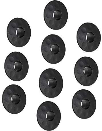 Garneck 10 Stücke Fußball Maschine Lager Mechaniker Zubehör Desktop Zubehör Kicker Lager Ersatz Tisch Kicker Spieltisch Brett Lager Stange Kunststoff Schwarz Kicker Buchsen