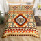 Geometrische Azteken Druck Kinder Bettbezug Set S Größe,abstraktes Muster mexikanischen Stil Bettwäsche,Jungen Mädchen,Boho Tribal ethnische Tröster Abdeckung,Brown Retro Quilt Cover,1 Kissenbezug