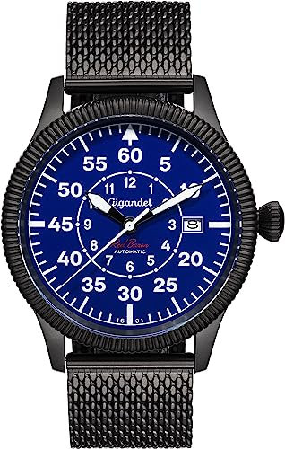 Gigandet Herren Analog Japanisches Automatikwerk Uhr mit Edelstahl Armband AVG8-12