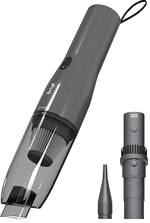 Aspiradora de hendiduras Brigii, Mini aspiradora y Soplador de Aire 2 en 1, Aspiradora portátil sin Cable, Ligera 0,88 LB, Recargable por USB-C-M5