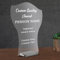 Pahdecor Placa de premio de trofeo personalizada para actividades, tablero de trofeos transparente con base, trofeo personalizable, múltiples formas, (7 x 10 pulgadas)