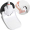 Repose-pied de douche pour les jambes de rasage avec ventouse industrielle améliorée, s'adapte uniquement aux murs lisses et non poreux et plus grands de 13 cm, blanc, lot de 1