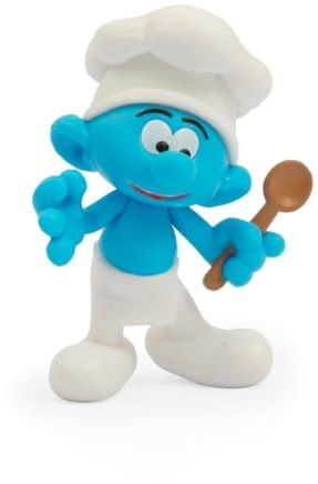 Giochi Preziosi Die Schlümpfe, Set mit Funktionen, und 1 Exklusive Figur 5,5 cm und Zubehör, Modell Labo Große Schlümpfe oder Kochküche Schlumpf, Spielzeug für Kinder ab 3 Jahren, PUF18