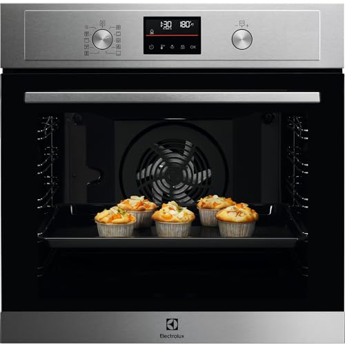 Electrolux Serie 600 Forno da Incasso a Vapore Multifunzione, Capacità 72 L, EOD4P46TX, Funzione SteamBake, Grill e Pizza, Pulizia Pirolitica, Cottura multilivello, 600x560x550 mm, Inox Antimpronta