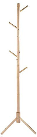 Portemanteau Prte-Manteau entrée Porte-vêtements Portemanteaux Murale Porte Bambou Perroquet Blanc Bain Forme d’Arbre Vintage Étagère Patère Bois métallique Alliage d'aluminium Amovibles rou