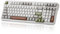 YUNZII B98 Wireless Mechanical Keyboard, Hot Swappable Custom Keyboard with Numpad, Pre-lubed Linear Switches, Gasket Mounted RGB Backlit Gaming Keyboard (beige, Cocoa Cream v2 linear Switch)