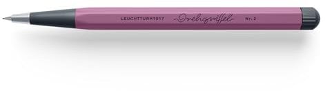 LEUCHTTURM1917 372221 Drehgriffel Nr. 2, Bleistift mit Drehmechanik, Aluminium, Stahl, designprämiert, Dusty Rose - Bleistift