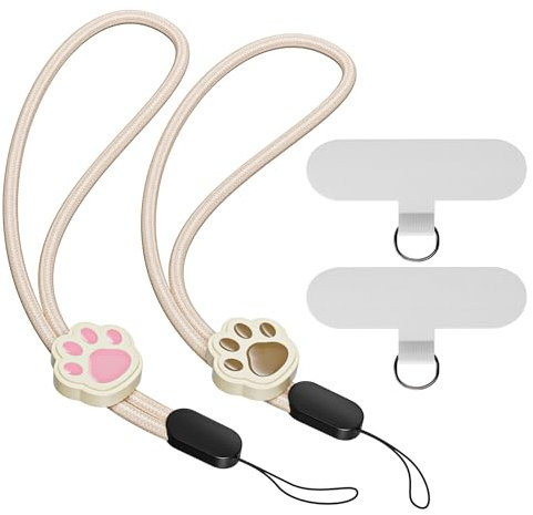 SURDOCA Universelles Handyband – Süße kurze Handschlaufe für Handy, Kamera-Handschlaufe, Handykette kurz, Schlüsselband, Trageschlaufe für USB-Stick & Ausweis