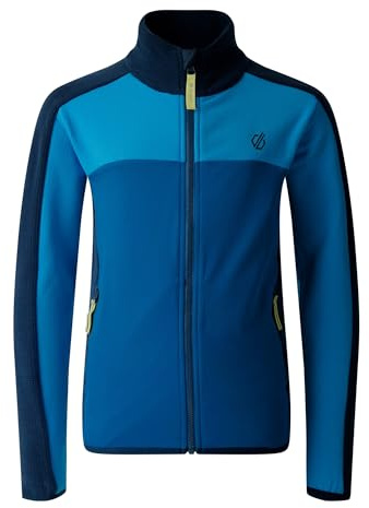 Dare 2b Jungen Emergent IV Full Zip Core Stretch Jacke, Moonlightdenim Bluesapphire Spring, 11-12 Years