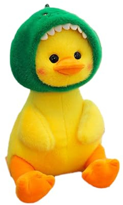 Plüsch-Ente – niedliches Plüschtier Ente, Plüschtier mit Cartoon-Motiv | Dekoration, Flauschige Ente, Kissen, Gelb, Plüsch, weicher Vogel, niedliches Geschenk für Babyzimmer