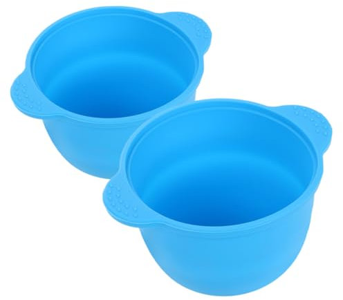 WRITWAA 2pcs Silicone Bowl for Wax Warmer Replacement Liner Hair Removal Kit Bowl Multifunctional