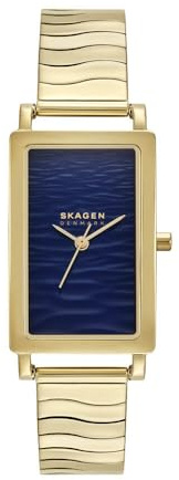Skagen Hagen Damenuhr, Quarz-Dreizeigerwerk mit Edelstahl- oder Lederarmband