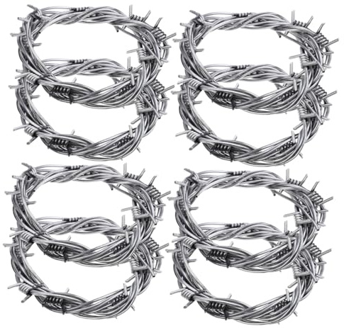 GLEAVI 8stücke Teiliges Dekorativer Stacheldraht Halloween-dekoration Für Partys Spukhäuser Und Veranstaltungen Lange Künstliche Barbed Wires Für Gruselige Atmosphäre Und Streiche