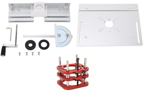ZenithAur Manual Router Lift Kit with 2 inch Max Lift for 64mm to 66mm Diameter Trimmers, A Router Lift System with Aluminum Alloy Body for Engraving Tables