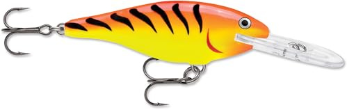 Rapala Shad Rap 07 Angeln Köder, Unisex, Hot Tiger