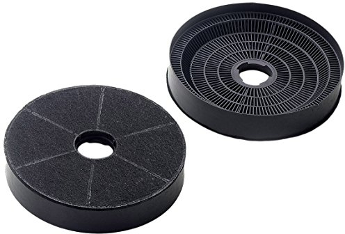 Amica KF 17146 Dunstabzugshaubenzubehör/Kohlefilter für KH 17190 E, IH 17200 E, KH 17180 E, KH 17181 E, FH 17161 E/Rundfilter/schwarz