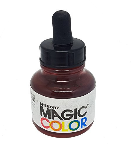 Magic Color Ink Bottle, Sepia Brown, 28 ml