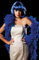 Boland 52607 - Federboa, Circa 180 cm, blau