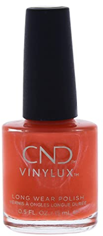 CND Vinylux Long Wear Nail Polish (No Lamp Required), 15 ml, Orange, Desert Poppy