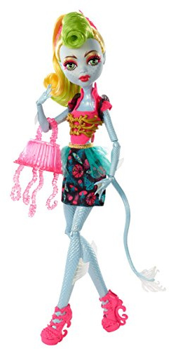 Mattel CCB39 - Monster High Fatale Fusion Hybriden Lagoona/Jinafire, Puppe