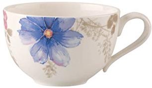 Villeroy & Boch Mariefleur Tazza, 390 ml, Altezza 7 cm, Porcellana Premium, Gris