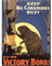 Wee Blue Coo War WWI Canada Victory Bond Beaver Moon Art Print Poster Wall Decor Kunstdruck Poster Wand-Dekor-12X16 Zoll