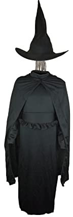 HENBRANDT Children's Classic Witch Halloween Costume , Small / 4-6 Yrs, Black