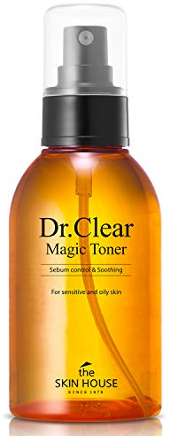 THE SKIN HOUSE Dr. Clear Magic Toner (130ml, 4.40 fl.oz.) | Hautpflege für Akne anfällige Haut | Talg Kontrolle | für empfindliche Haut