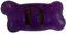 StarMark Treat Ringer Flexgrip Bone Hundespielzeug, Small, violett
