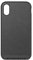 tech21 Evo Luxe Faux Leather Schutzhülle für Apple iPhone XR - Schwarzes Leder